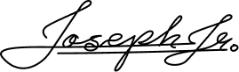 Joseph Jr signature